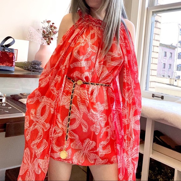 SALE! AUTH CHANEL Cotton dress - Picture 3 of 14